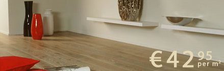 Combiplank op Berken multiplex. Deze houten vloer is Naturel geolied met een vleugje Castle Grey